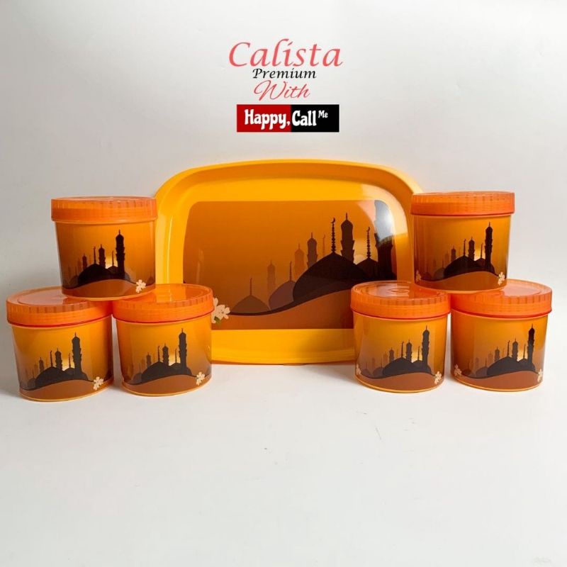 TONAM 7in1] CALISTA PREMIUM TOPLES NAMPAN  EDISI ISLAMIC 6 TOPLES JUMBO FREE 1 NAMPAN