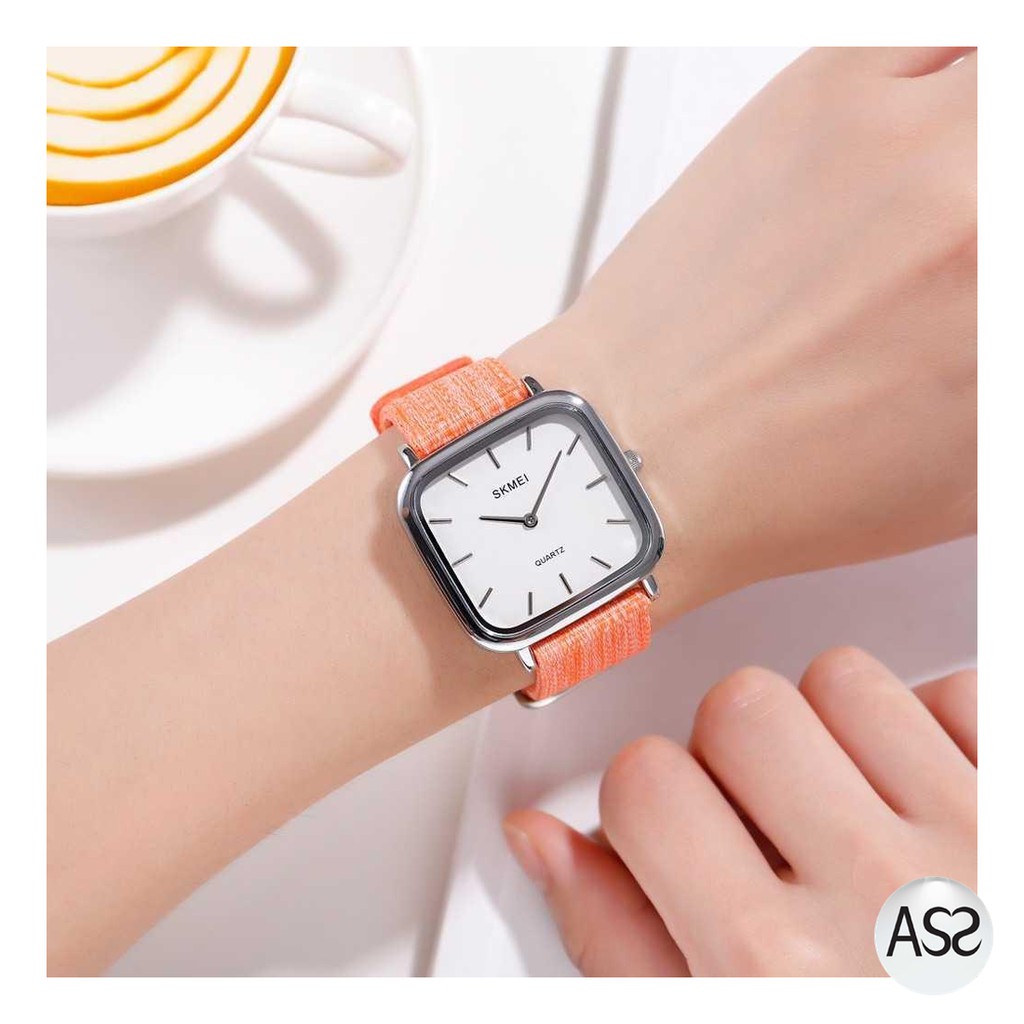 ASS Shop - SKMEI Jam Tangan Analog Wanita Strap Nylon - 1555