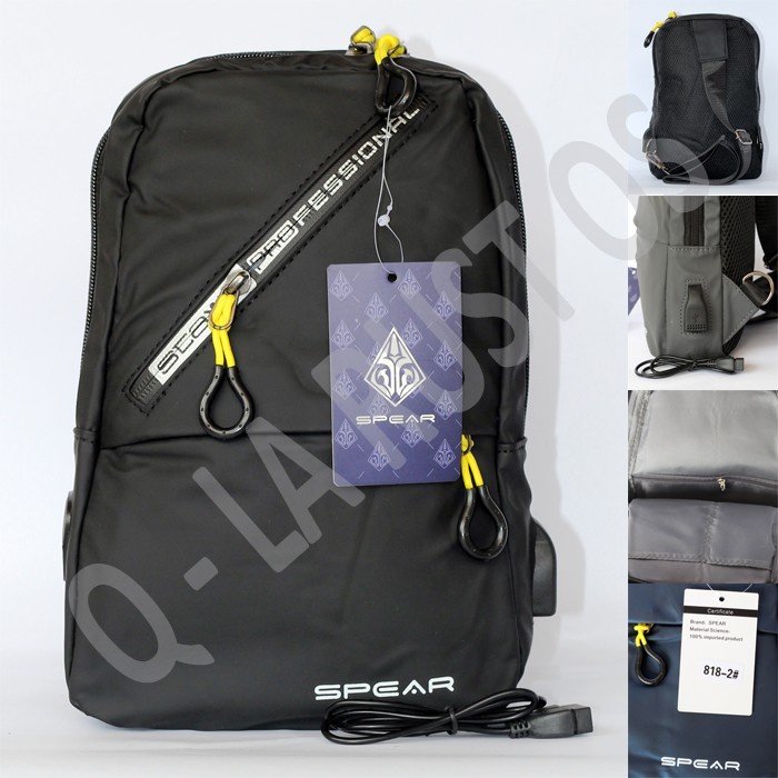 Tas Selempang sling bag SPEAR import USB port