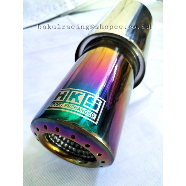 Promo knalpot racing mobil ngebas HKS GRONEL Avanza,Xenia,Yaris,jazz,Innova,Brio,Mobilio dll