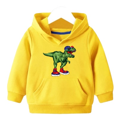 Cool Dinosaurus Sweater Anak Hoodie Anak Fleece Usia 2 - 6 tahun