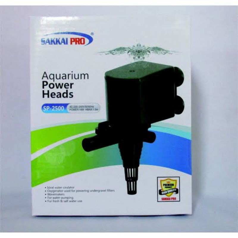 Pompa aquarium kolam hidroponik SAKKAI PRO SP 2500