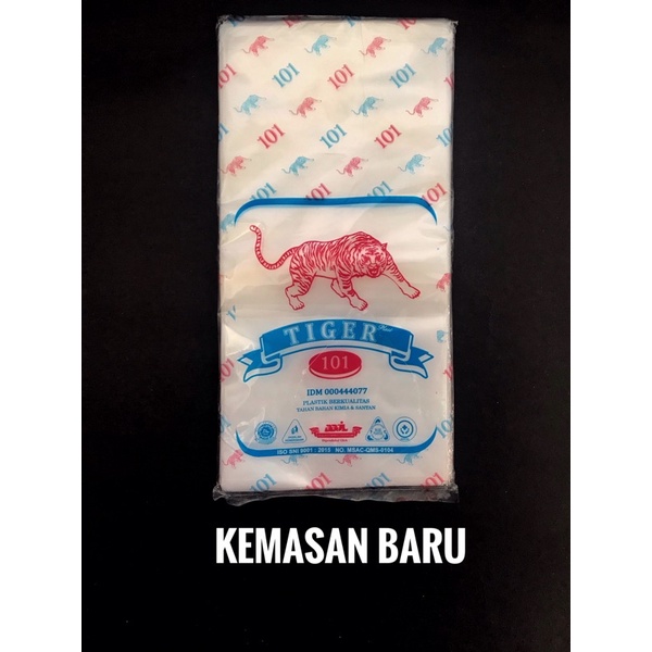 Plastik PE Tiger Biru / Plastik 222 Merah Ukuran 1/4 kg / 1/2kg / 1 kg