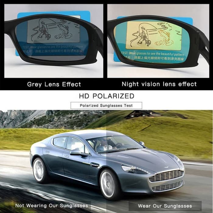 Kacamata Night View Vision Sporty Polarized