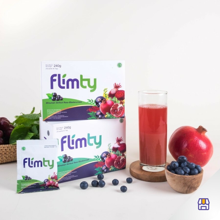 

FLIMTY FIBER 1 BOX ISI 16 SACHET ORIGINAL BPOM HALAL MINUMAN DIET PELANGSING PLIMTY