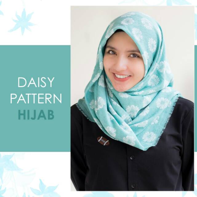 Myrubylicious Daisy Pattern Rawis PASHMINA