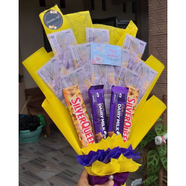 

buket uang/buket coklat/buket cadburry/buket silverqueen