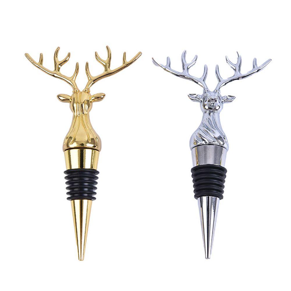 Kepala Rusa Stag TOP Wine Beer Stoppers Reusable Bottle Plug Leak Free Plug Sealer Stainless Steel