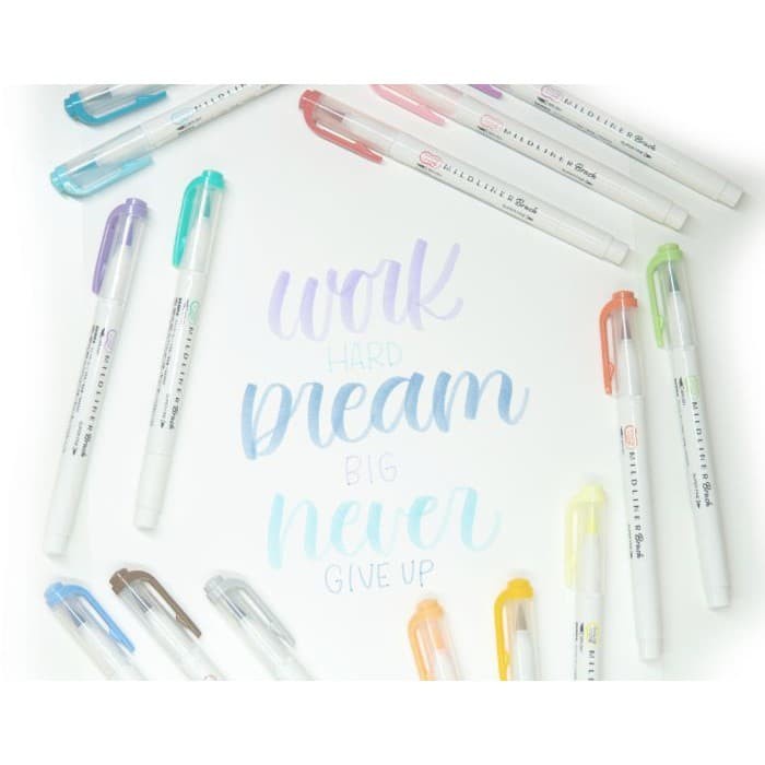 

Update Zebra Mildliner Brush Pen Marker (Wft8) - Double Ended Highlighter Murah