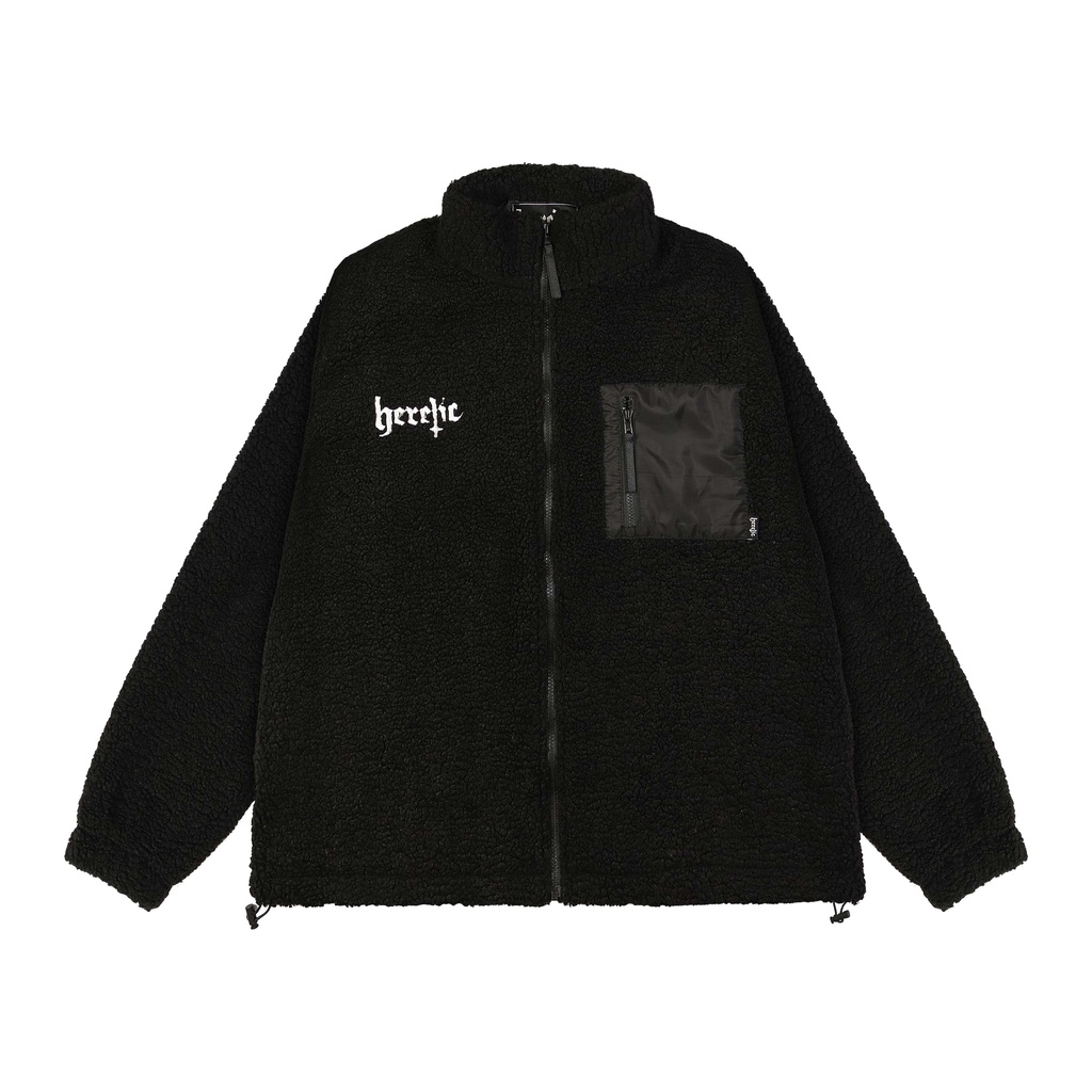 Heretic - Sherpa Jacket - Black Pentagram