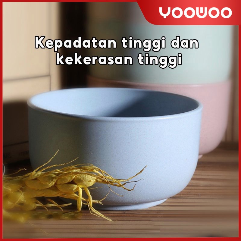 Mangkuk sup serat gandum rumah tangga gaya Jepang /bahan eco-friendly/Tahan Panas Microwave