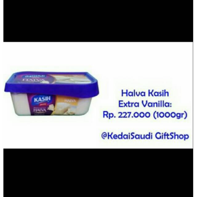 

Halva Kasih Extra Vanila