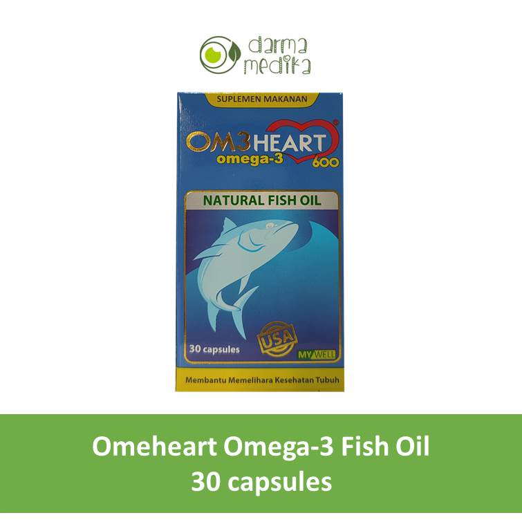 Omeheart Om3heart Fish Oil Minyak Ikan 30 capsules