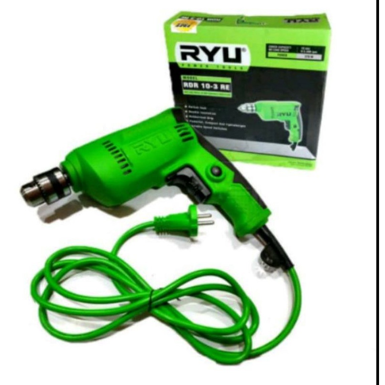 Bor RYU 10 mm RDR 10-3 Bor Besi Bor Bolak Balik