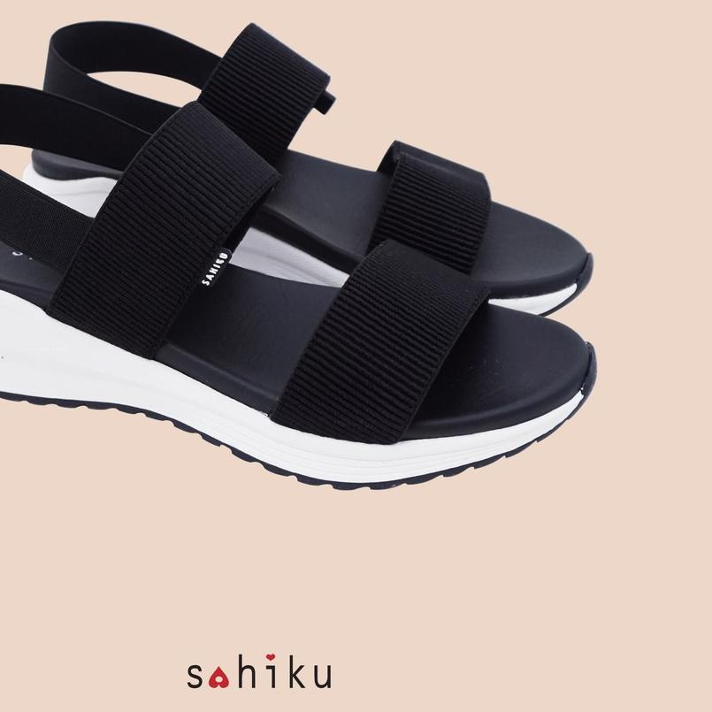 ✺ KIMMY- Sahiku Sandal Sporty Casual Sandal Wanita Sepatu Sandal Wanita Sandal Santai Elastik Lebara