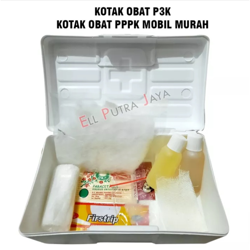 Kotak p3k plastik PPPK isi lengkap