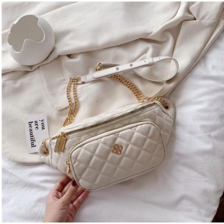 TAS WAISTBAG IMPORT WANITA BATAM FASHION MEWAH RANTAI