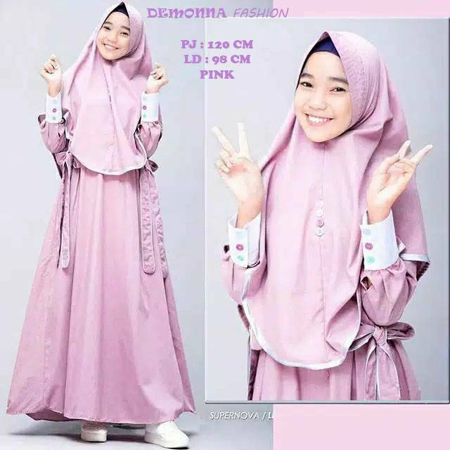 GARANSI BAGUS BANGET  seller Dress anak perempuan gamis anak syar I usia umur 15 14 12 13 tahun