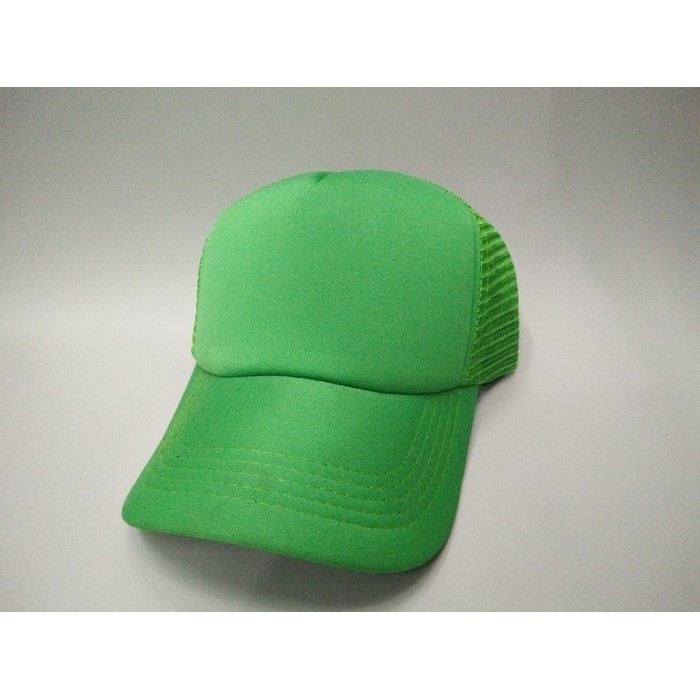 Topi Trucker Jaring Polos / Topi Jaring