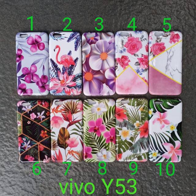 Case gambar Vivo Y53 motif cewek ( 3 motif ) soft softcase softshell silikon cover casing kesing housing