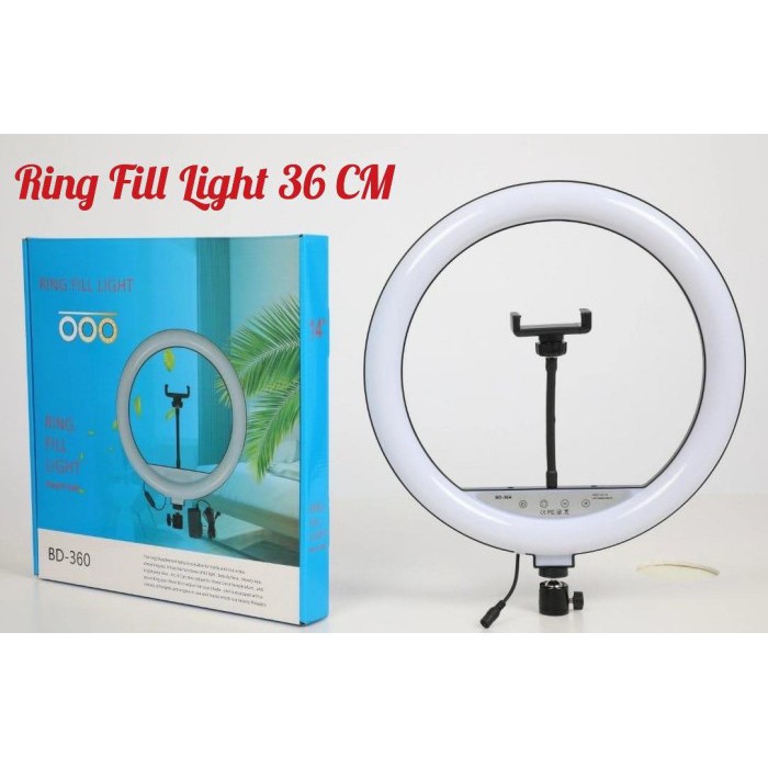 SELFIE RING FILL LIGHT 36CM + TRIPOD 2,1M ACC