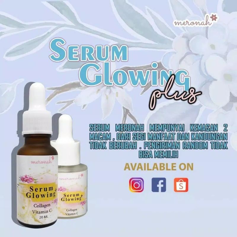 Meronah serum glowing plus