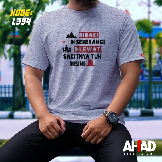 Kaos Islami Ahad - Gunung Didaki Lautan Diseberangi (L391)