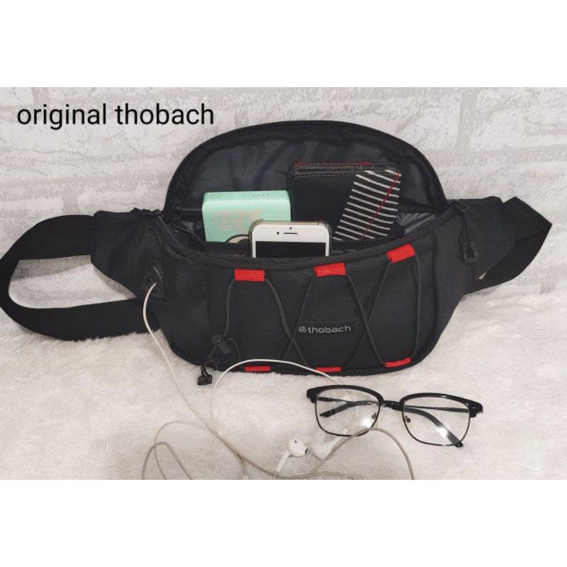 TAS SELEMPANG TAS PINGGANG WAISTBAG PRIA TERBAIK TERMURAH GEVANO THOBACH ORIGINAL