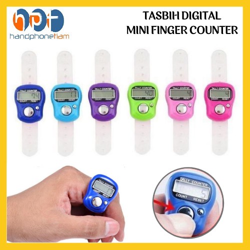 Tasbih Digital Mini Finger Counter Penghitung Digital Jari Ngaji Digital Tally HPT
