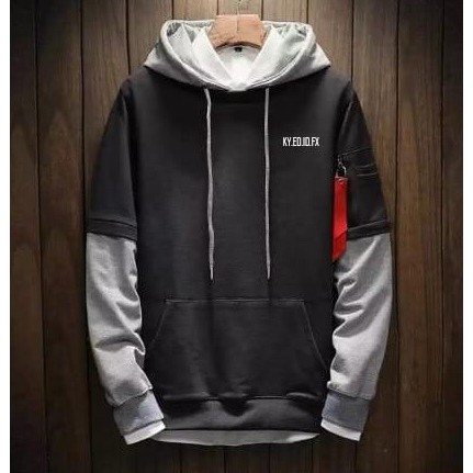 Mokokomo Sweater Unisex Eleven Fleece Lengan Panjang Hoodie terbaru