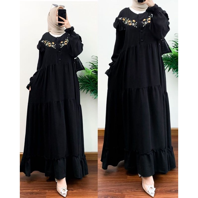 BIRDA DRESS / VIRDA DRESS / FLORIDA DRESS/ DRESS RAYON CRINKLE