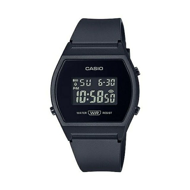 Casio Wanita Digital LW-204-1BDF / LW204-1B Original & Garansi