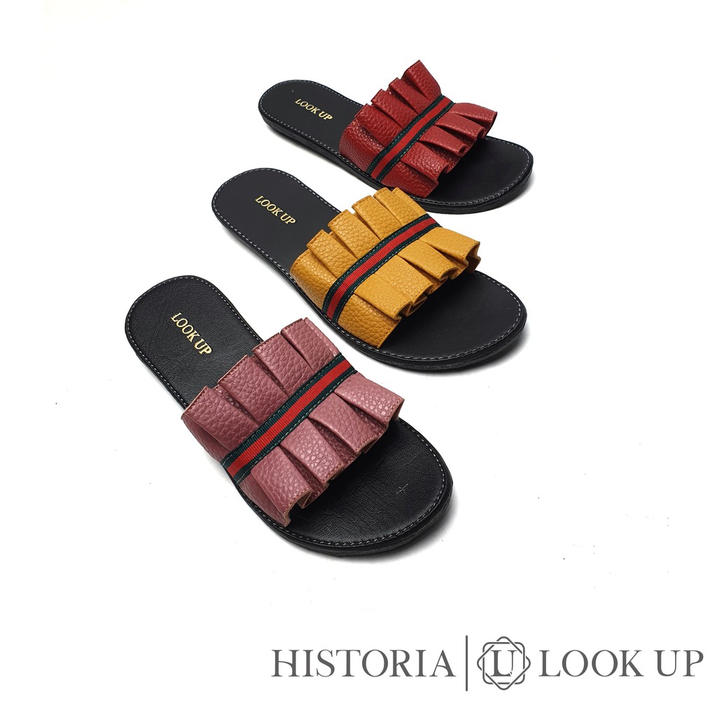 Sandal Papirut Look Up  Sandal Wanita Papirut Bisa COD Sandal Kulit Murah Selop PSHHSR - HISTORIA