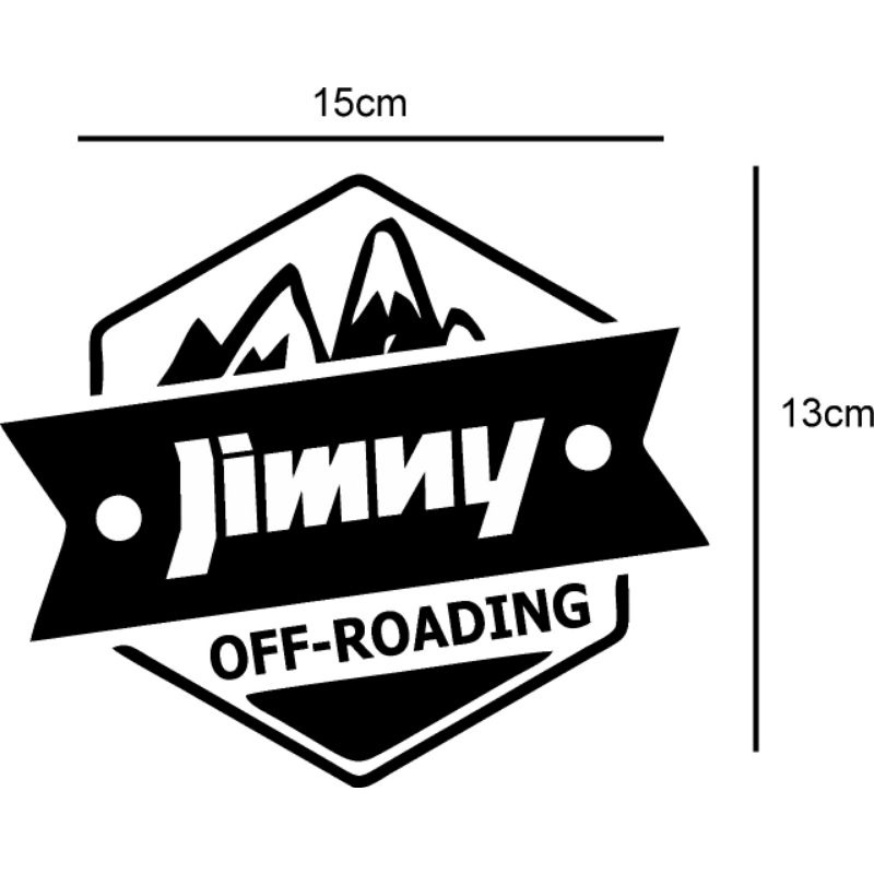 stiker Jimny Of-Roading