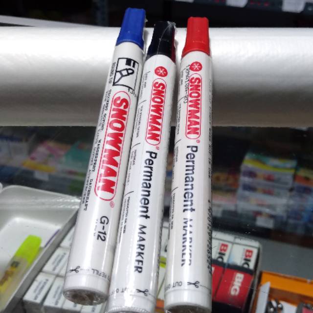 

Spidol Permanent Marker G-12 Snowman 1 pcs