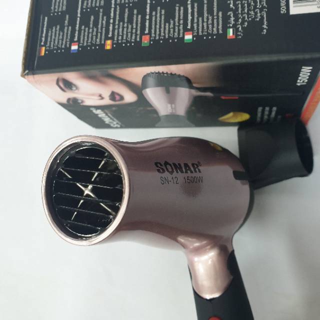 Hairdyer rambut sonar,hairdryer mini yang alat pengering rambut salon yamg bisa dilipat sn-12