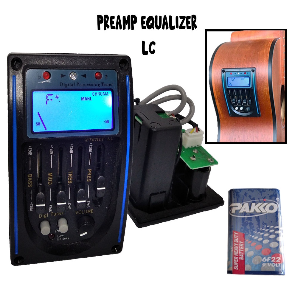 Equalizer Gitar digital prener lc