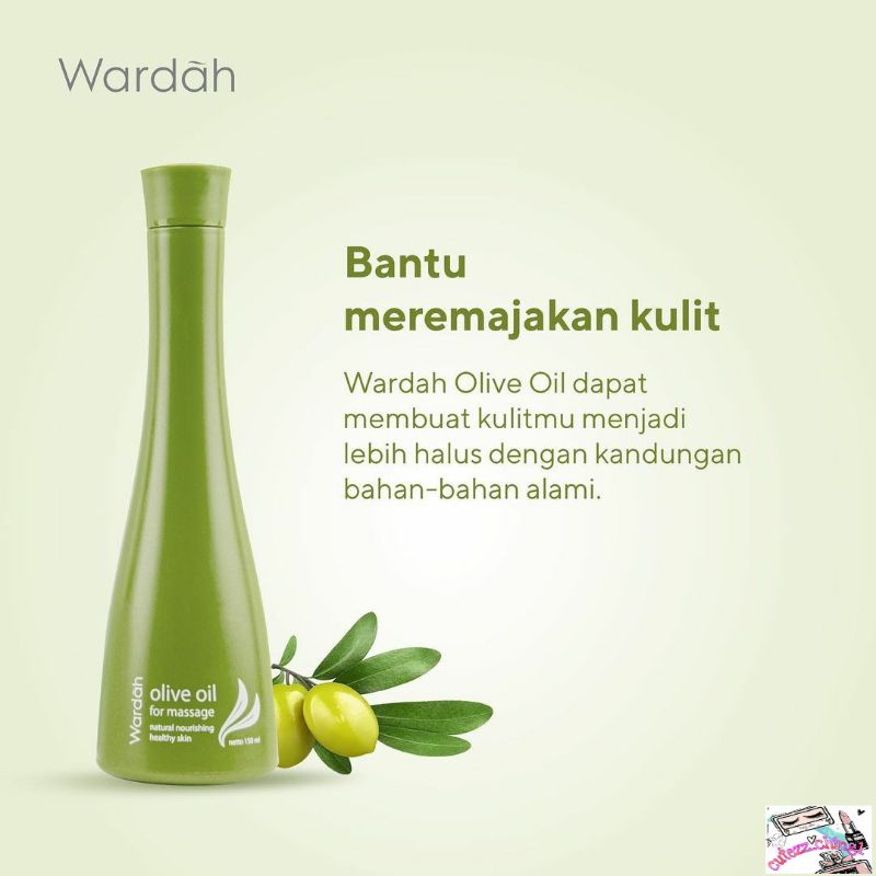 ☃Cutezz_Ching1☃Wardah Olive Oil for Massage 150 ml