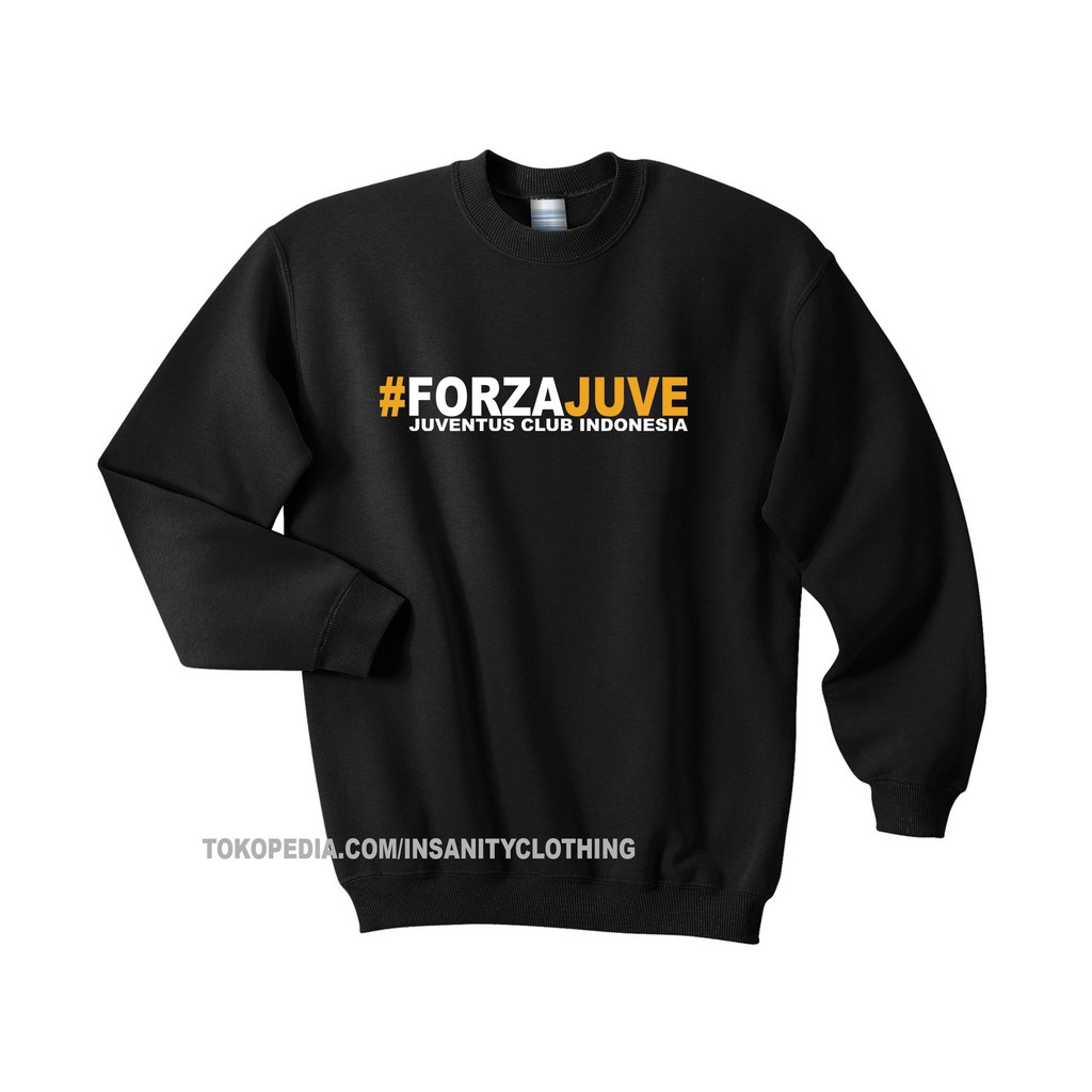 SWEATER BASIC JUVENTUS FORZA JUVE JUVE4U JUVENTUS LOGO 2