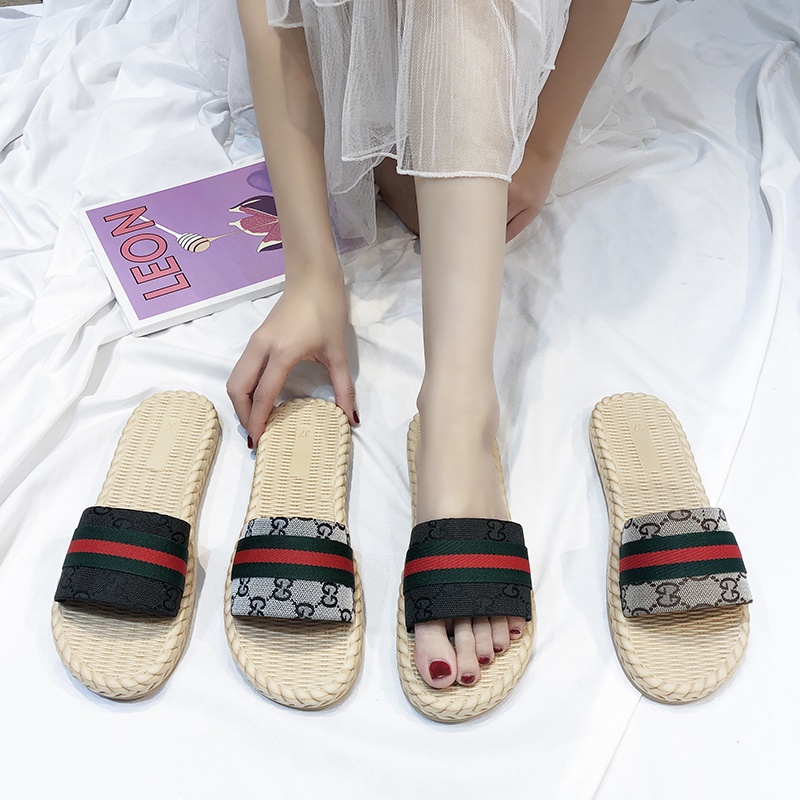 cind 5076,  sandal flat wanita import fashion sandal wanita cantik dan keren sandal korea