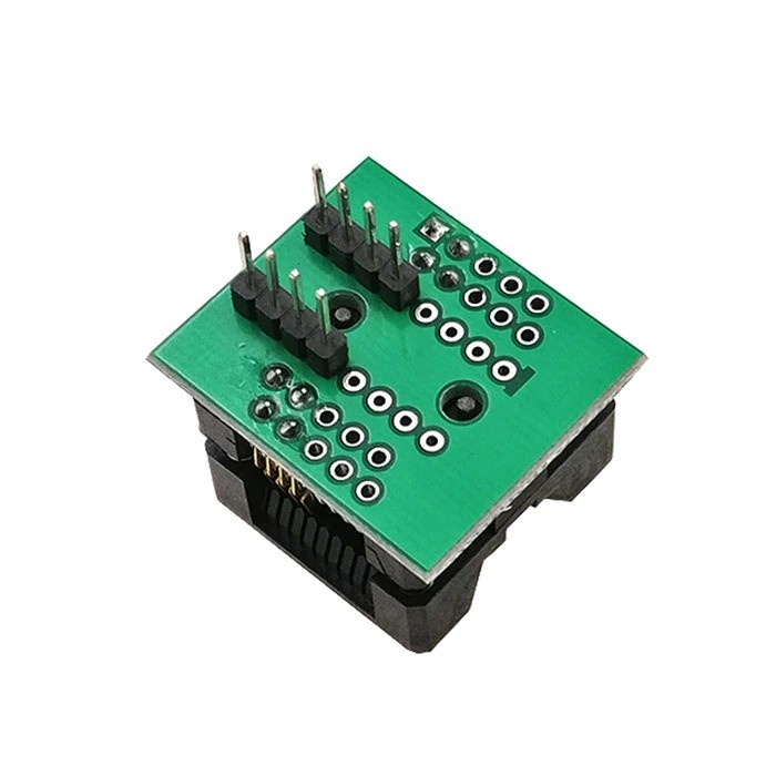 Soket SOIC8 SOP8 to DIP8 Programmer Adapter Socket Flash Bios IC Test