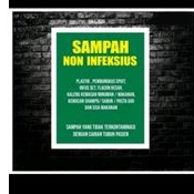 

STIKER SIGN 10X15. SAMPAH NON INFEKSIUS.RAMBU K3