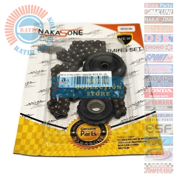 Rantai Keteng Komplit Mocin 25H 90L Nakasone