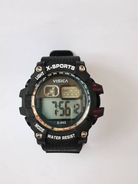 Jam tangan digital Sporty water Resist Visica 645