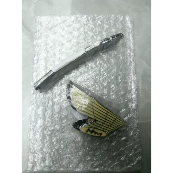 EMBLEM Logo LamBanG Tangki HONDA CB 100 K0 K1 K2 K3 Original impor