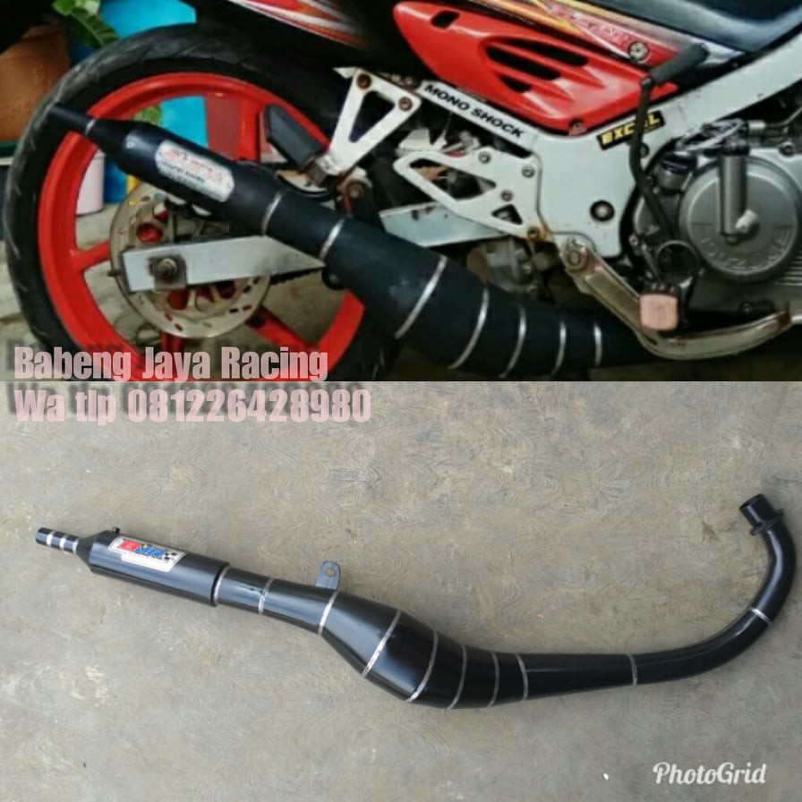 knalpot suzuki RGV 120 RGX 120 Stinger 120 Akira 120 satria 2 tak telo dop