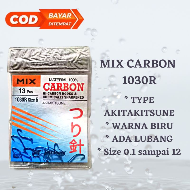 MATA PANCING MIX CARBON BIRU 1030R SIZE 0.1-12