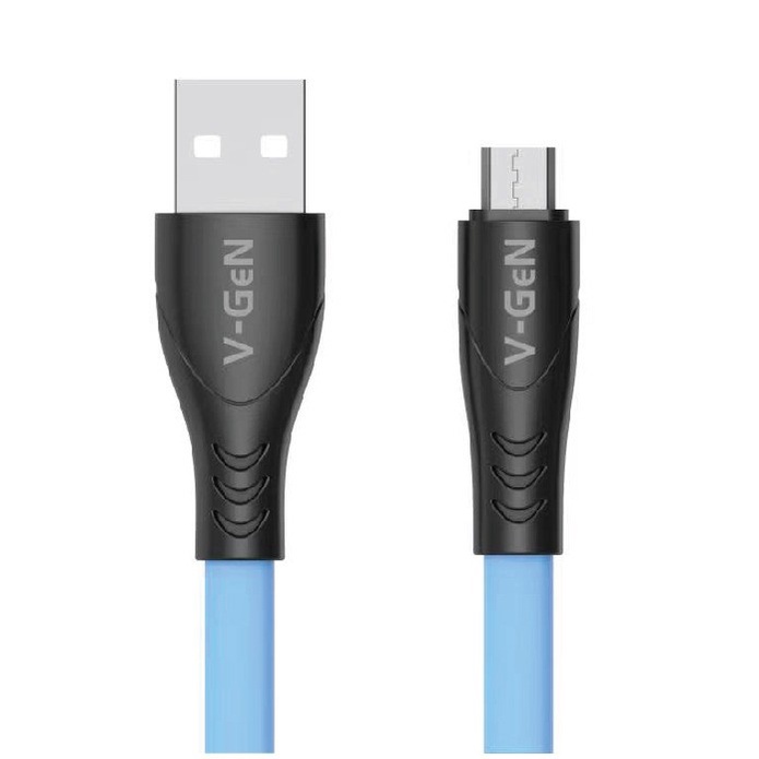 Kabel Data MicroUSB V-GeN VCB-22 3A Fast Charging Micro USB Pipih VGEN