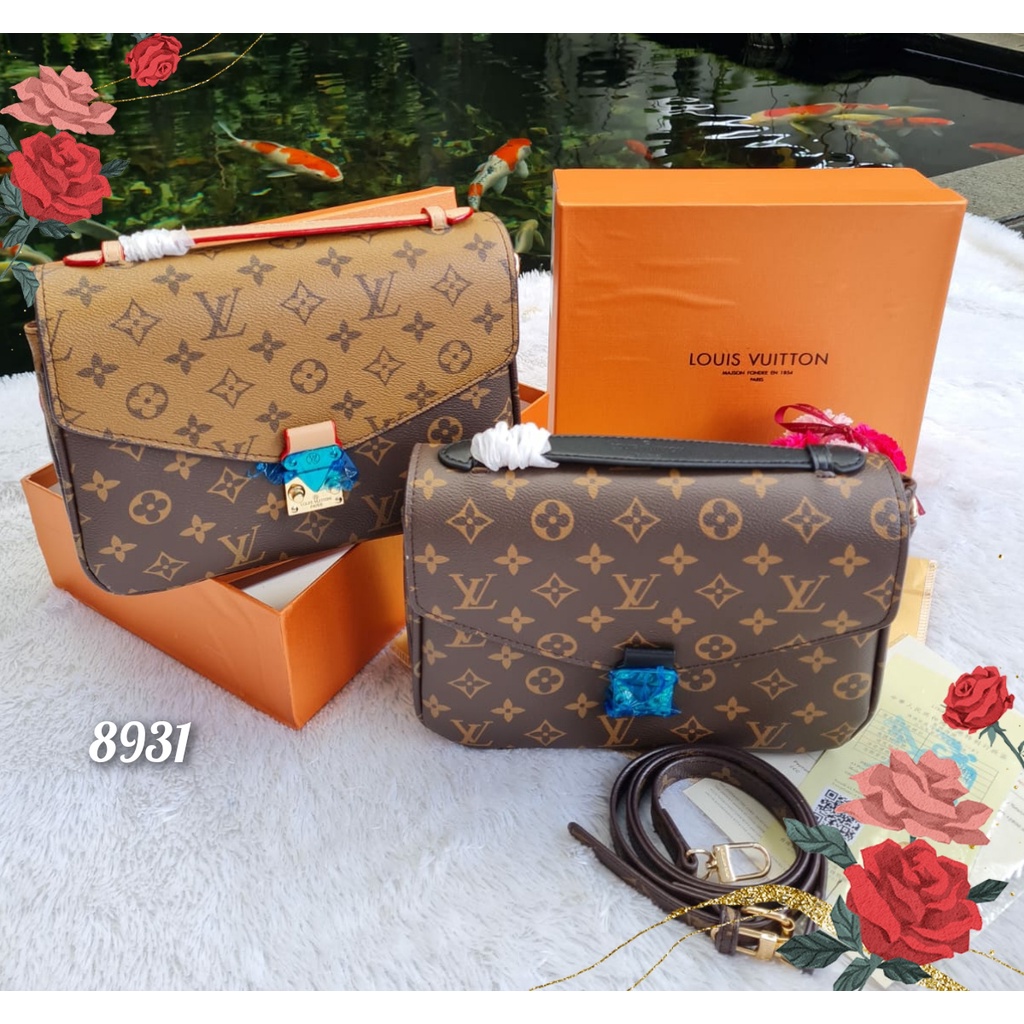 Tas wanita import setbox Full emboss kode 8931