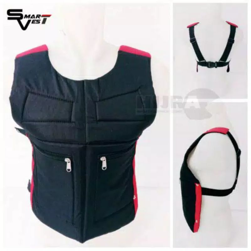 Rompi Motor Pelindung Dada Smart Vest Bahan Tebal dan Bisa Dilipat